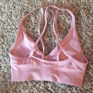 Lululemon Ebb to Street pink bra 4